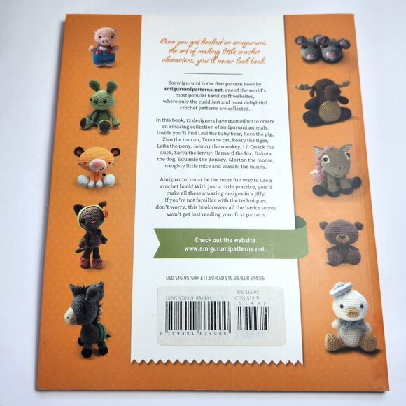 Zoomigurumi: 15 Cute Amigurumi Patterns Baby Knitting and Afghan Books Lot of 3 - Picture 9 of 16
